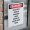 Signmission Electric Shock Hazard Risk Swim Danger Sign, Vinyl Decal, 5in W x 7in L, 2PK OS-2PACK-DS-D-57-V-2542 - alternate 2